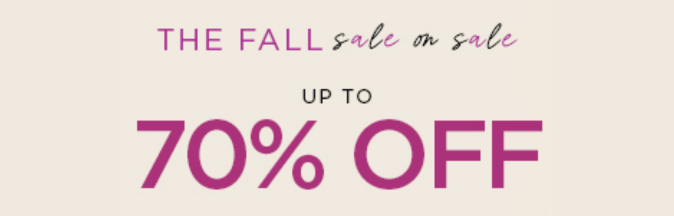 bebe - Up to 70% Off Fall + Extra 40% Off Sale with code